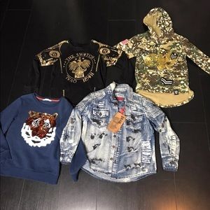 Boys shirts stylish Sz 6/8 lot